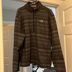 North face quarter zip pullover